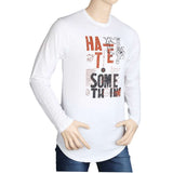 Men's Full Sleeves T Shirt - White, Men, T-Shirts And Polos, Chase Value, Chase Value