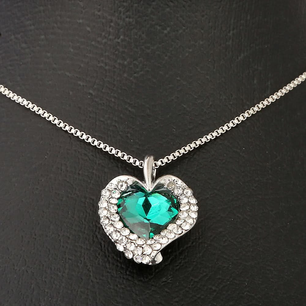 Women's Fancy Locket Set - Green, Women, Chains & Lockets, Chase Value, Chase Value
