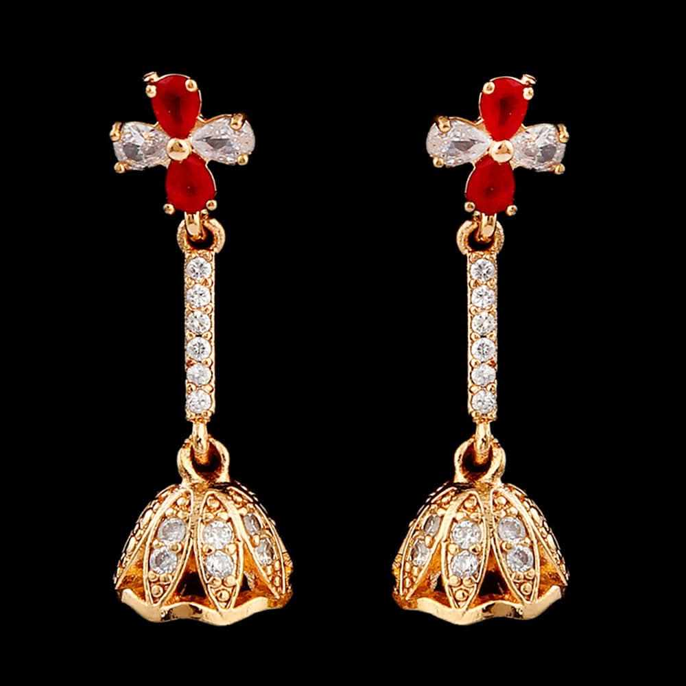 Women's Jhumki - Golden, Women, Earrings & Tops, Chase Value, Chase Value