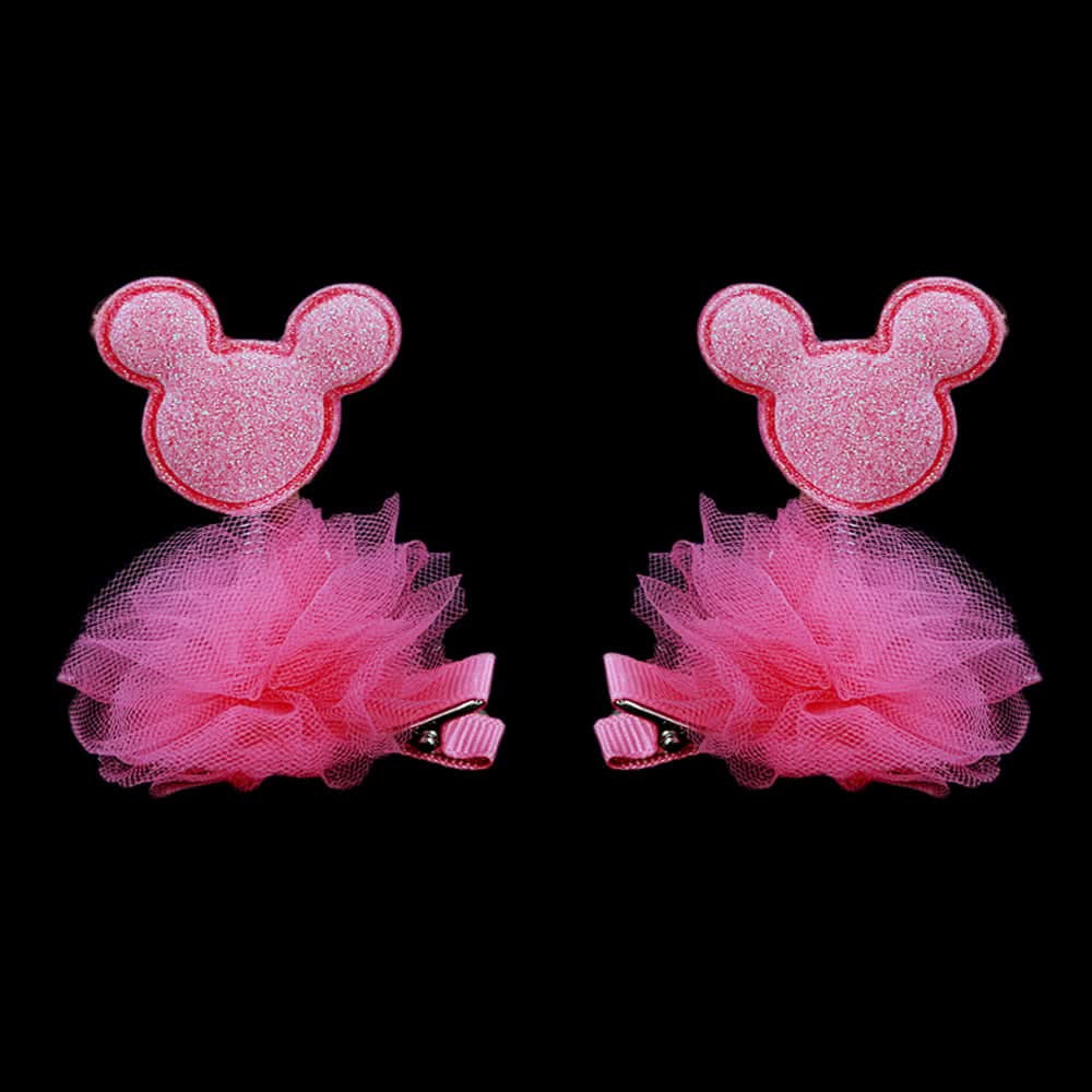 Girls Hair Pin 2 Pcs- Pink, Kids, Hair Accessories, Chase Value, Chase Value
