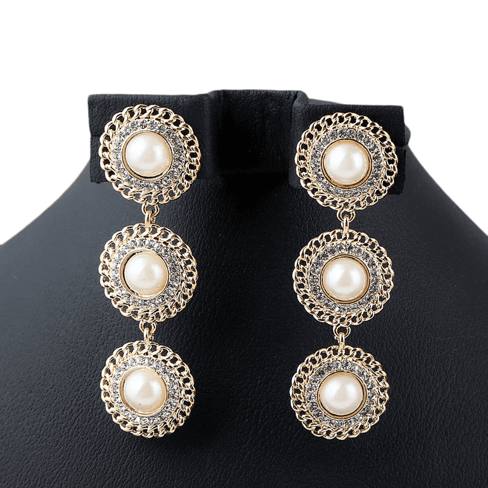 Women's Fancy Ear Tops - Golden - test-store-for-chase-value