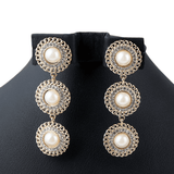 Women's Fancy Ear Tops - Golden - test-store-for-chase-value