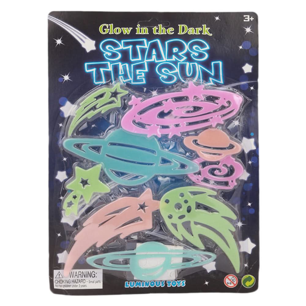 Glowing Space Stars 11 Pcs - Multi, Kids, Educational Toys, Chase Value, Chase Value