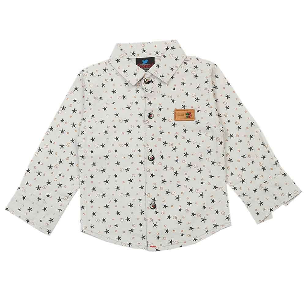 Boys Full Sleeves Casual Shirt - Beige, Boys Shirts, Chase Value, Chase Value