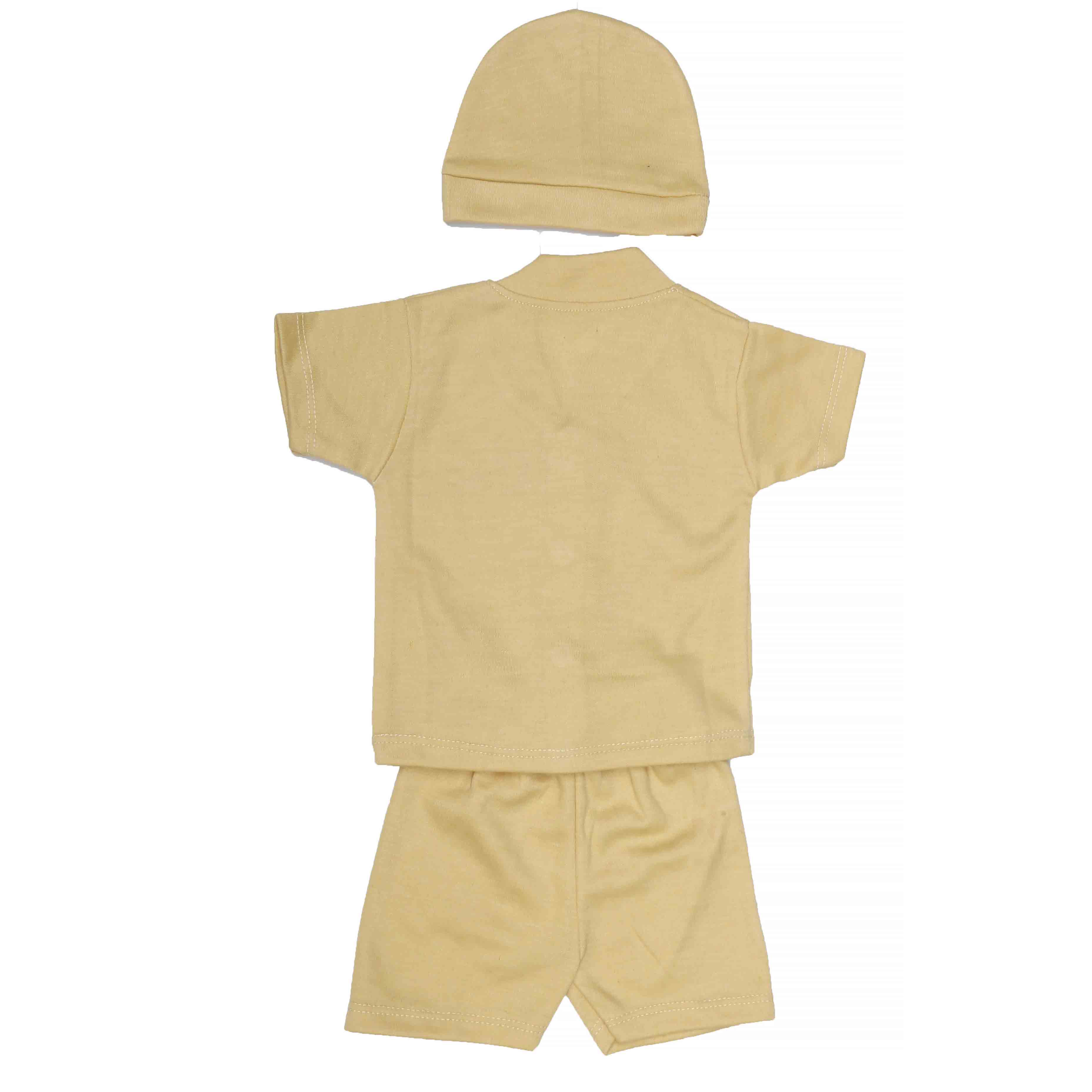 Newborn Boys Suits 3Pcs -Beige, Kids, NB Boys Sets And Suits, Chase Value, Chase Value
