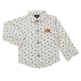 Boys Full Sleeves Casual Shirt - Beige, Boys Shirts, Chase Value, Chase Value