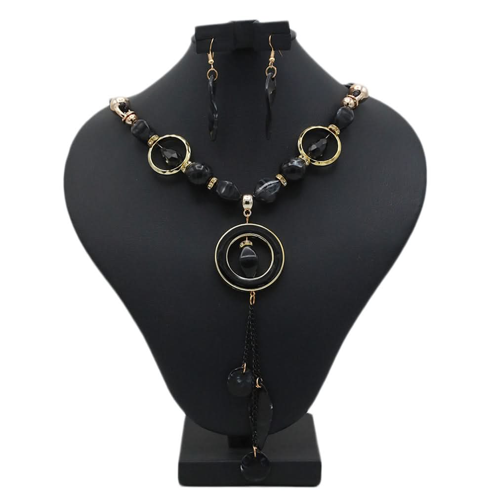 Women's Funky Mala - Black, Women Jewellery Set, Chase Value, Chase Value