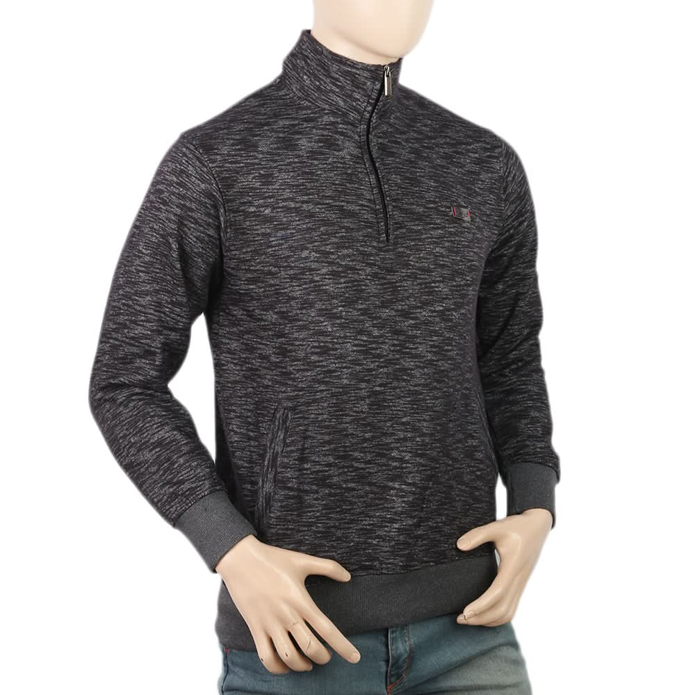 Men's Full Sleeves Fancy Jumper - Black, Men, Sweater and Sweat Shirts, Chase Value, Chase Value