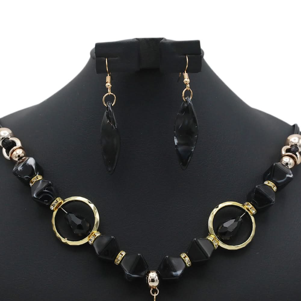 Women's Funky Mala - Black, Women Jewellery Set, Chase Value, Chase Value