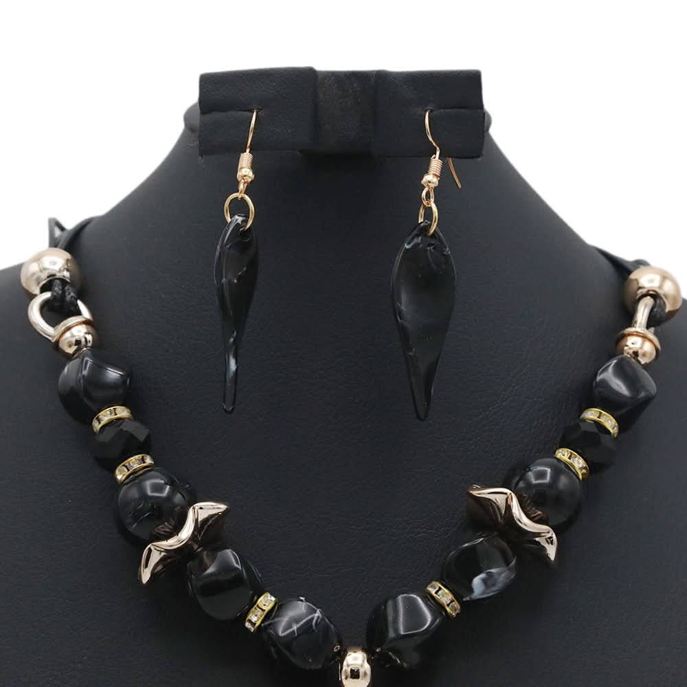 Women's Funky Mala - Black, Women Jewellery Set, Chase Value, Chase Value
