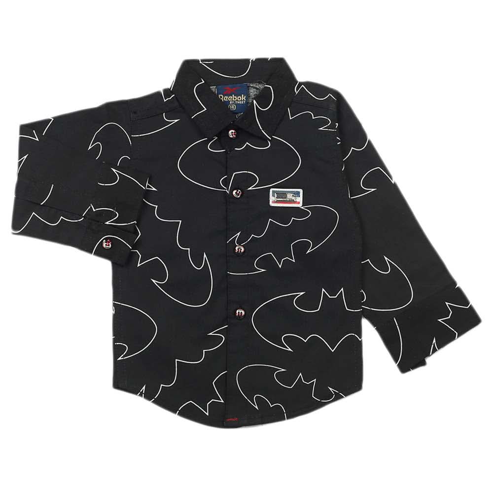 Boys Full Sleeves Casual Shirt - Black, Boys Shirts, Chase Value, Chase Value