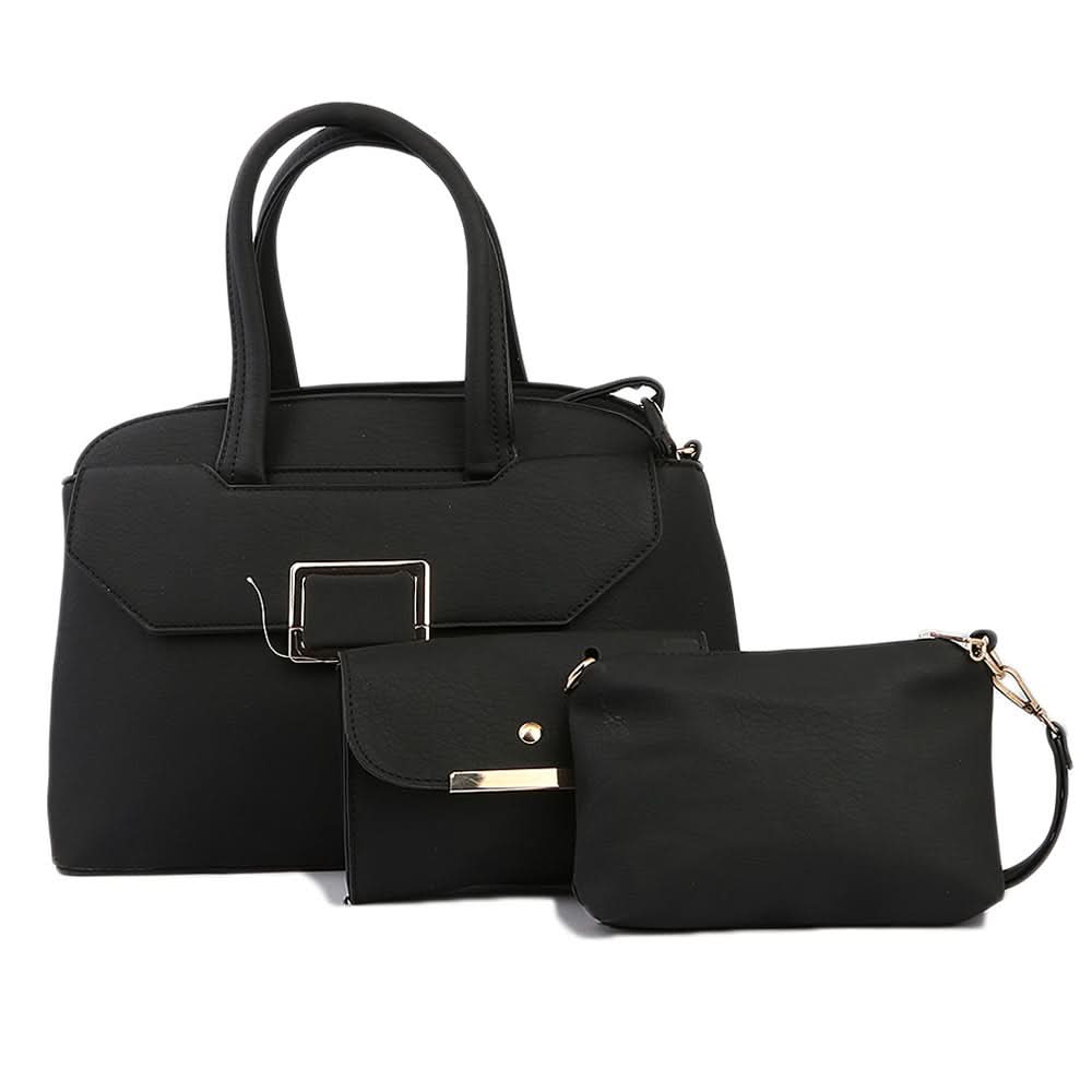 Women's Handbag 3 Piece - Black, Women, Bags, Chase Value, Chase Value