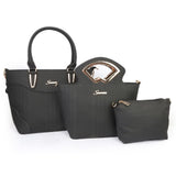 Women's Handbag 3Pc 9724 - BLACK, Women, Bags, Chase Value, Chase Value
