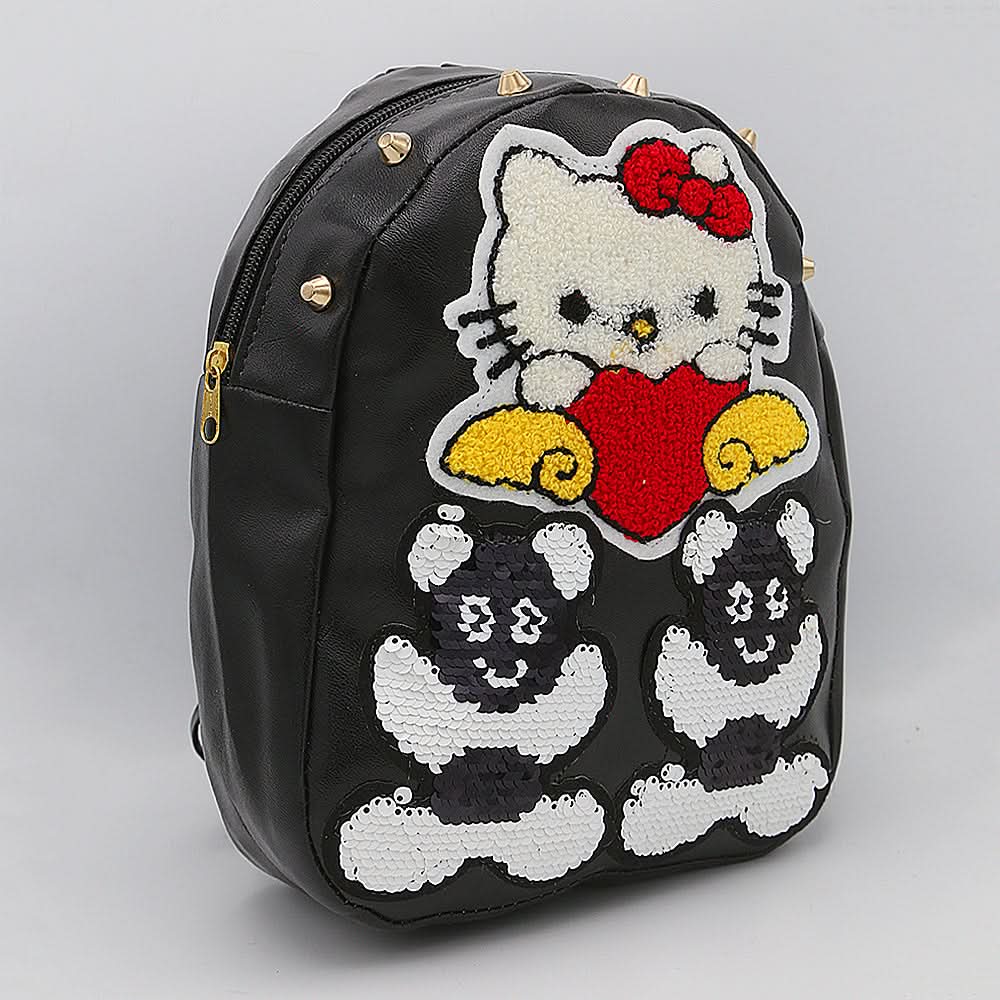 Girls Backpack 7572A - Black, Kids, School And Laptop Bags, Chase Value, Chase Value