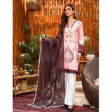 BLEND INN Digital Chicken Kari Embroidered 3 Pcs Un-Stitched Suit - 4, Women, 3Pcs Shalwar Suit, Regalia Textiles, Chase Value