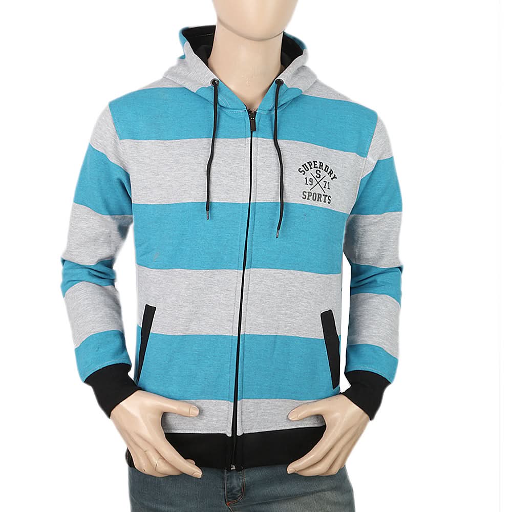 Men's Fleece Zip Jacket - Blue, Men, Jackets and Hoodies, Chase Value, Chase Value