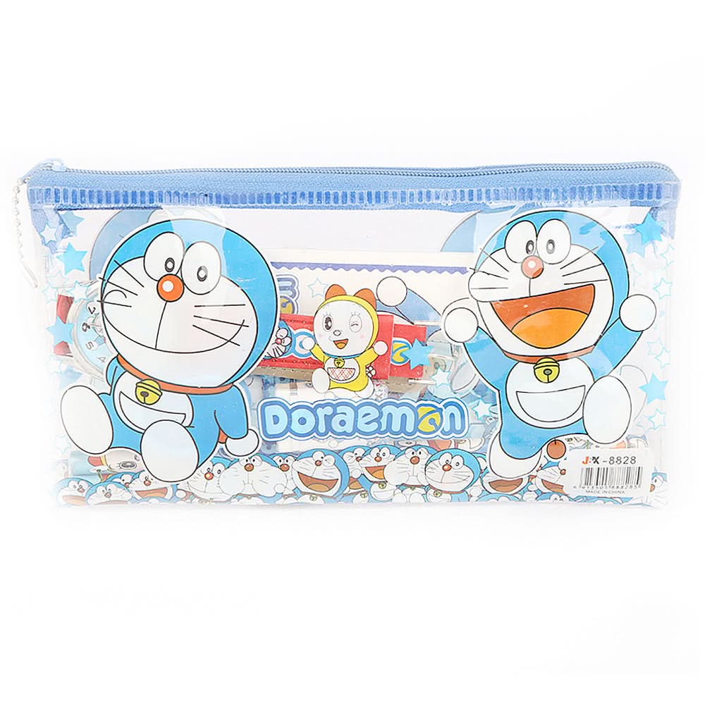 Kids Stationery 7 Pcs Set - Blue, Kids, Pencil Boxes And Stationery Sets, Chase Value, Chase Value