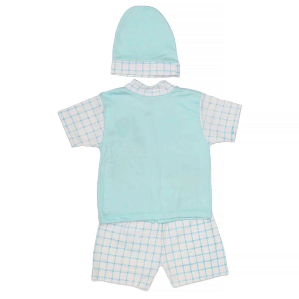 Newborn Boys Suits 3Pcs - Blue, Kids, NB Boys Sets And Suits, Chase Value, Chase Value