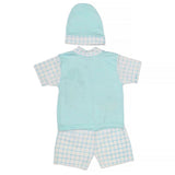 Newborn Boys Suits 3Pcs - Blue, Kids, NB Boys Sets And Suits, Chase Value, Chase Value