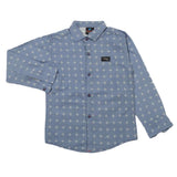 Boys Full Sleeves Casual Shirt - Dark Blue, Boys Shirts, Chase Value, Chase Value