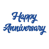 Happy Anniversary Chain Joined Letters - Royal Blue, Home & Lifestyle, Decoration, Chase Value, Chase Value
