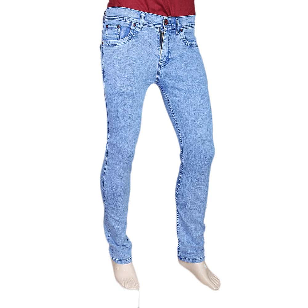 Men's Slim Fit Jeans Pant - Blue, Men, Casual Pants And Jeans, Chase Value, Chase Value