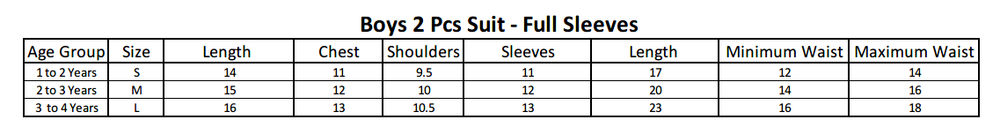 Boys 2 Pcs Suit Full Sleeves - Rust, Kids, Boys Sets And Suits, Chase Value, Chase Value