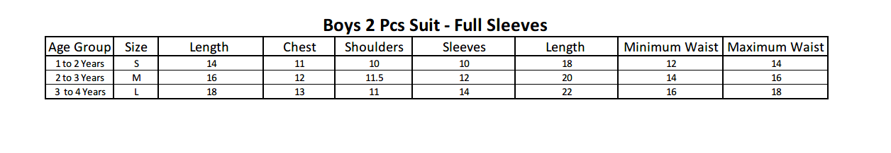 Boys Full Sleeves Suit - Steel Blue, Kids, Boys Sets And Suits, Chase Value, Chase Value