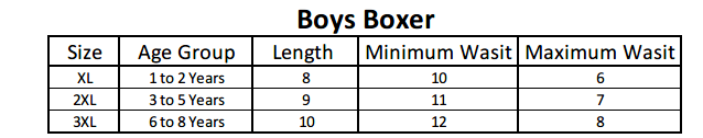 Boys Boxer (RA281) - Navy Blue, Kids, Boys Underwear, Chase Value, Chase Value