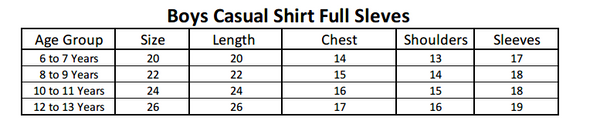 Boys Casual Shirt Full Sleeves - Black, Kids, Boys Shirts, Chase Value, Chase Value