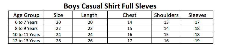 Boys Casual Shirt Full Sleeves - Nay Blue, Kids, Boys Shirts, Chase Value, Chase Value