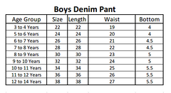 Boys Denim Pant - Black, Kids, Boys Pants, Chase Value, Chase Value