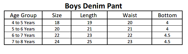 Boys Denim Pant - Light Blue, Kids, Boys Pants, Chase Value, Chase Value