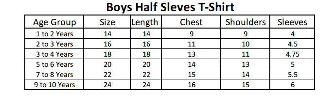 Boys Half Sleeves T-Shirt - Navy Blue, Kids, Boys T-Shirts, Chase Value, Chase Value