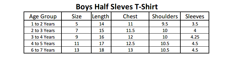 Boys Half Sleeves T-Shirt - White, Kids, Boys T-Shirts, Chase Value, Chase Value
