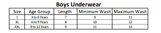 Boys Underwear (UA-941) - Blue, Kids, Boys Underwear, Chase Value, Chase Value
