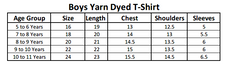 Boys Yarn Dyed T-Shirt - Red, Kids, Boys T-Shirts, Chase Value, Chase Value