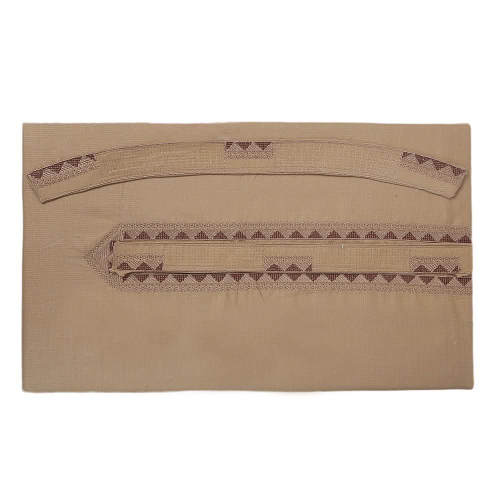 Men's CVC Embroidered Un-Stitched Suit - Brown, Men, Unstitched Fabric, Chase Value, Chase Value