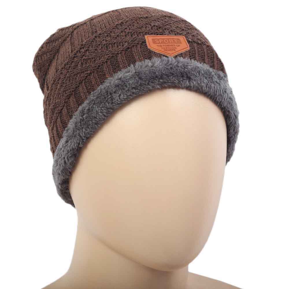 Men's Woolen Cap - Brown, Men's Caps & Hats, Chase Value, Chase Value