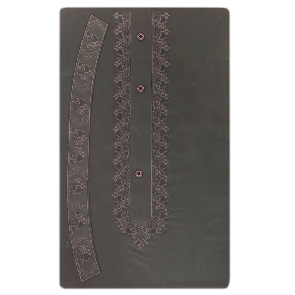 Men's Mashriq Embroidered Un-Stitched Suit - Brown, Men, Unstitched Fabric, Chase Value, Chase Value