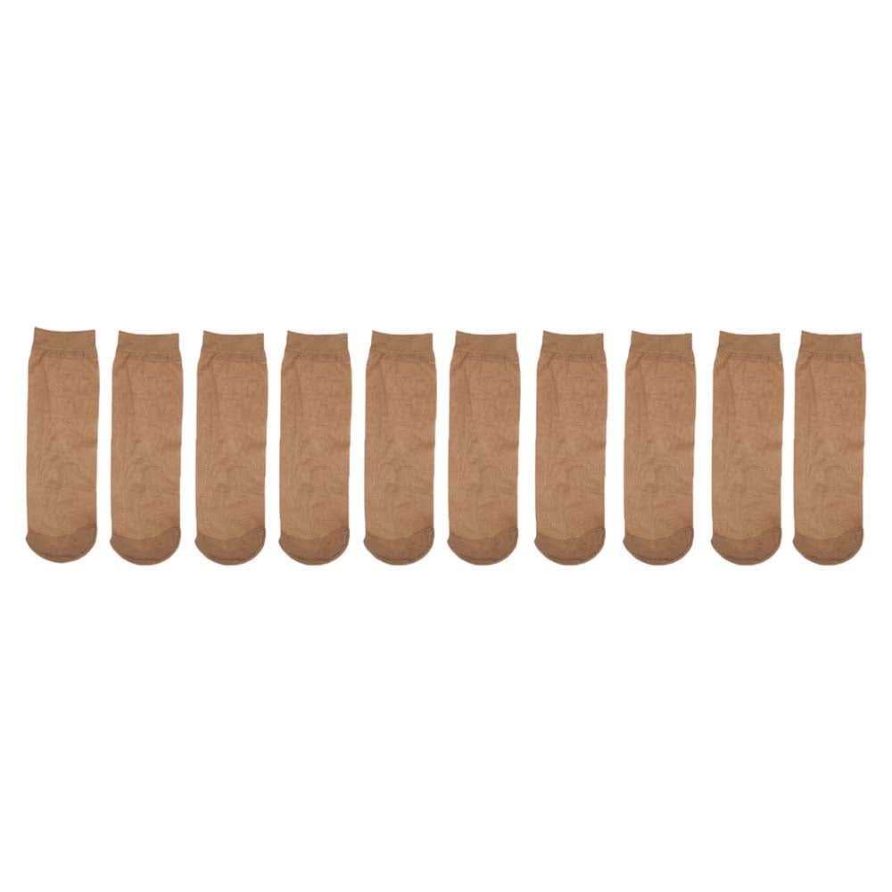 Women's Socks 10 Pcs - Brown, Women, Socks Stocking And Gloves, Chase Value, Chase Value