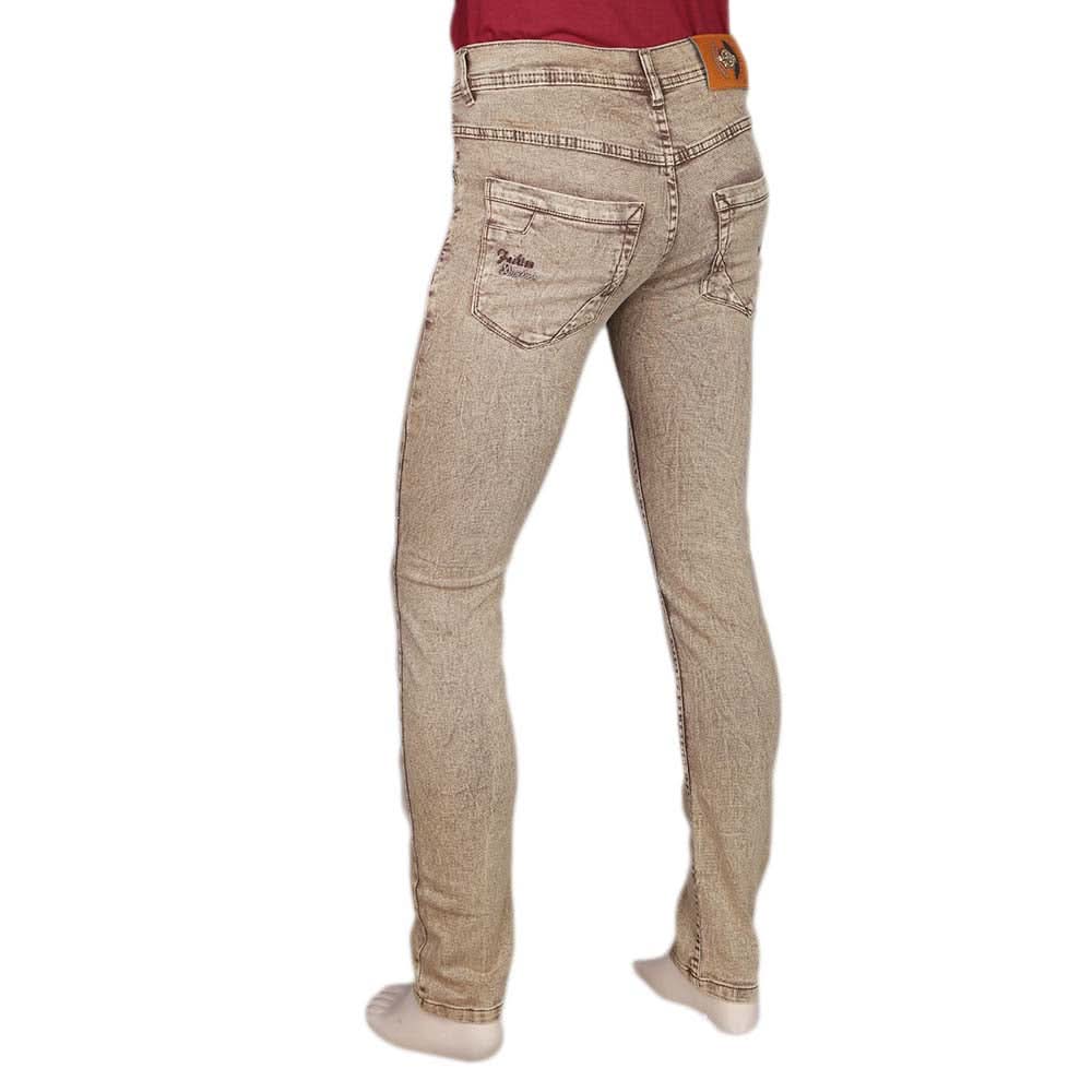 Men's Slim Fit Jeans Pant - Brown, Men, Casual Pants And Jeans, Chase Value, Chase Value