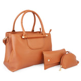 Women's Handbag 3Pc 52006 - BROWN, Women, Bags, Chase Value, Chase Value
