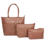 Women's Handbag 3Pcs 223-8 - Brown, Women, Bags, Chase Value, Chase Value