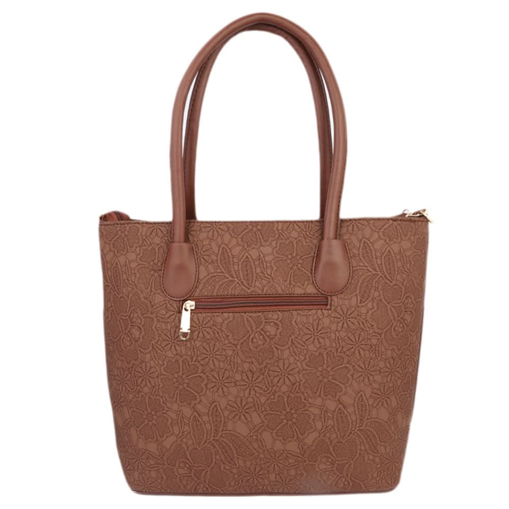 Women's Handbag 3Pcs 223-8 - Brown, Women, Bags, Chase Value, Chase Value