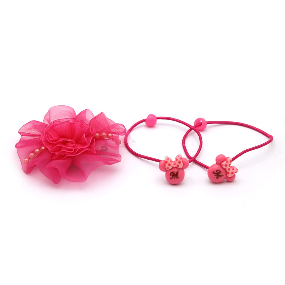 Girls Hair Pins (AY-146) - Dark Pink, Kids, Hair Accessories, Chase Value, Chase Value