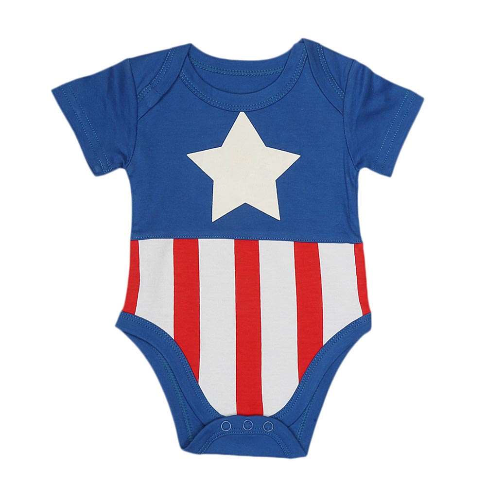 Newborn Boys Body Romper - Royal Blue, Kids, NB Boys Rompers, Chase Value, Chase Value