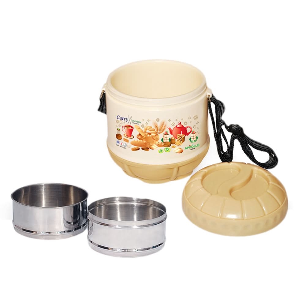 Tiffin Box With 2 Bowl, Home & Lifestyle, Storage Boxes, Chase Value, Chase Value