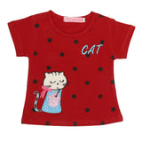 Newborn Girls T-Shirt - Maroon, Kids, NB Girls T-Shirts, Chase Value, Chase Value