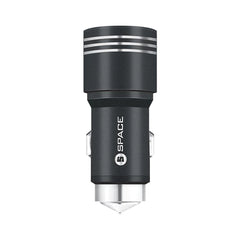 Space Dual USB Port Metal Car Charger CC-155, Home & Lifestyle, Mobile Charger, Chase Value, Chase Value